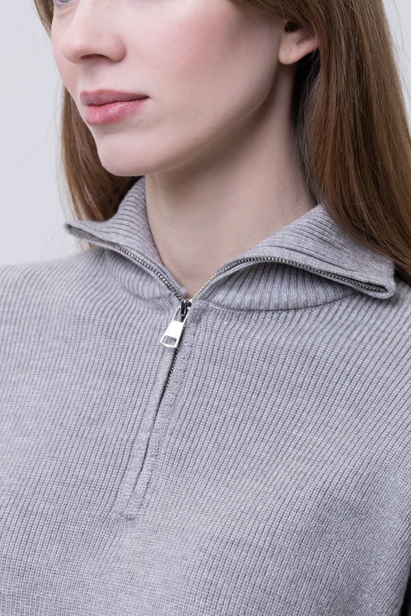 Жіночий светр 44 колір сірий ЦБ-00224059 SKT000918883 фото