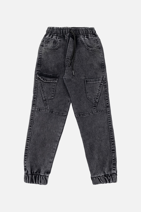 Джогери джинсові для хлопчика 92 колір сірий ЦБ-00243734 SKT000969203 фото