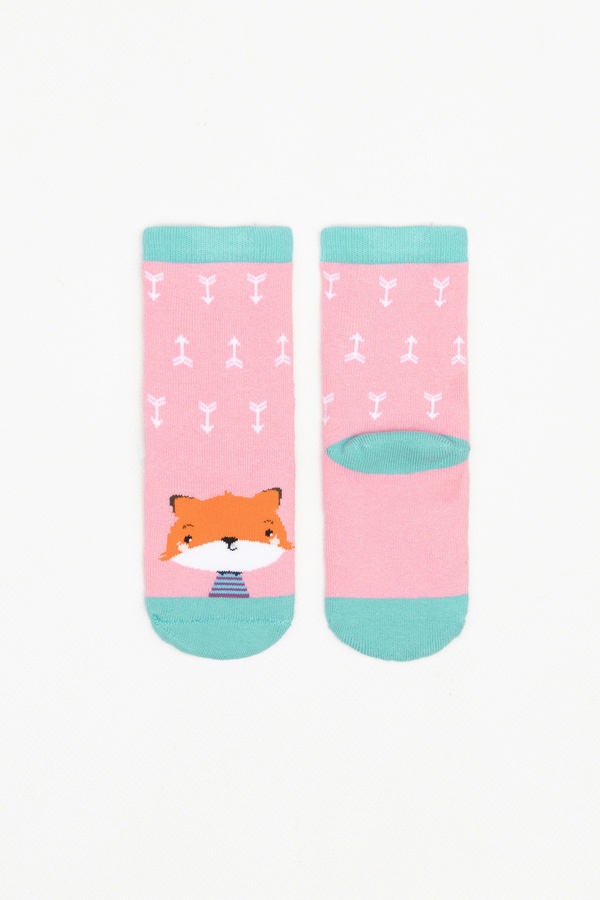 Шкарпетки для дівчинки 16-17 колір рожевий ЦБ-00234344 SKT000943859 фото