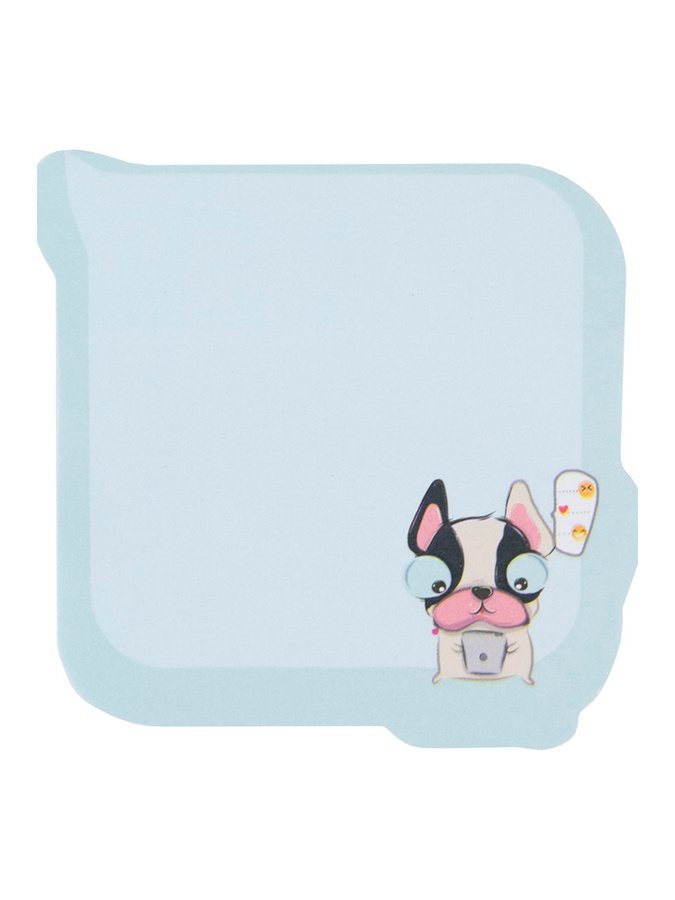Блок паперу з клейким шаром - Chat dog колір блакитний ЦБ-00230296 SKT000934201 фото