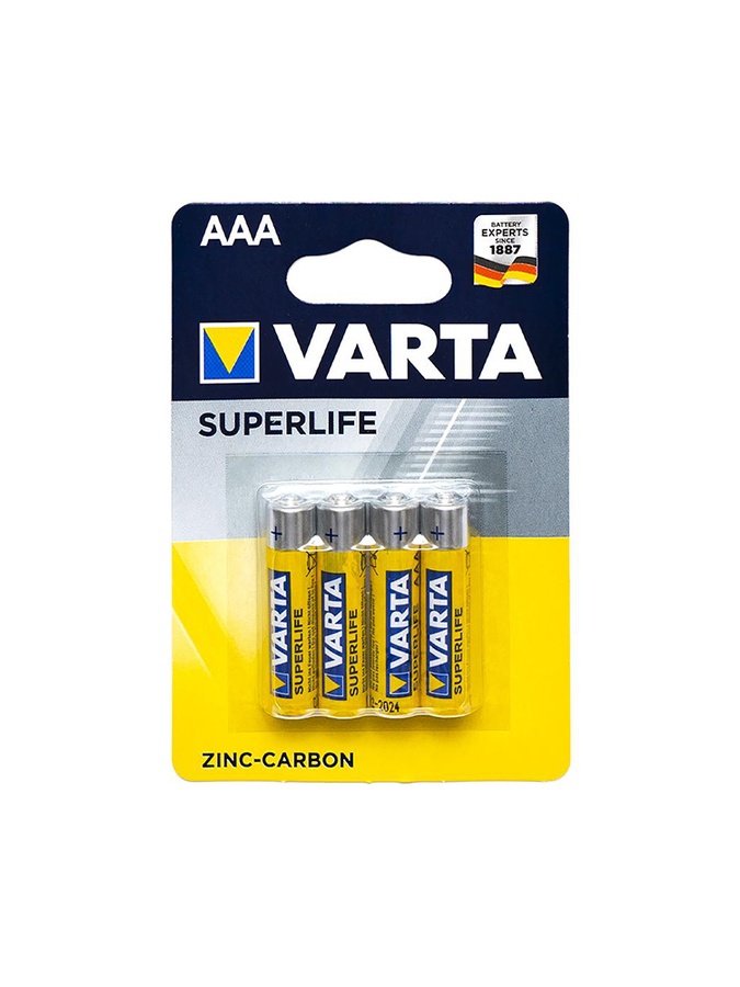 Батарейки VARTA SUPERLIFE, цена за 1 шт. цвет разноцветный ЦБ-00154248 SKT000525424 фото