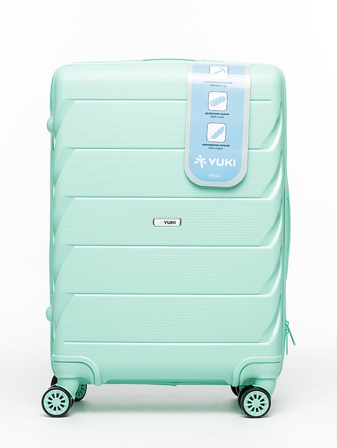 Жіноча валіза L колір м'ятний ЦБ-00230019 SKT000933657 фото