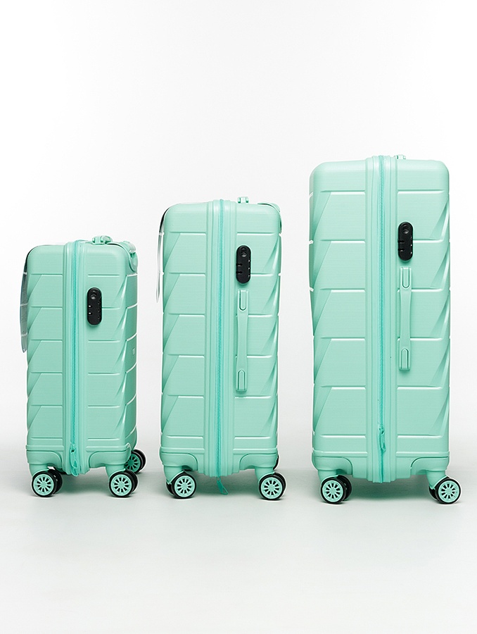 Жіноча валіза L колір м'ятний ЦБ-00230019 SKT000933657 фото