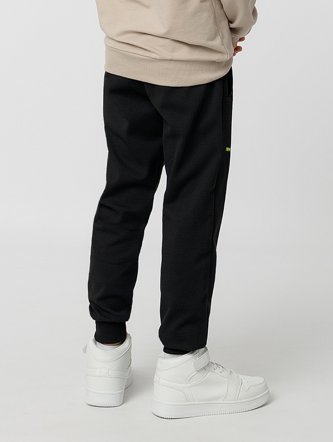 Спортивні штани для хлопчика 146 колір чорний ЦБ-00225073 SKT000921769 фото