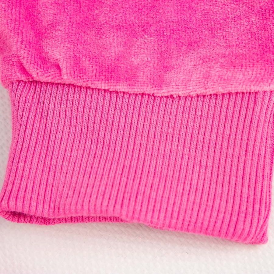 Піжама довгий рукав, тепла на дівчинку 128 колір рожевий ЦБ-00139137 SKT000490068 фото