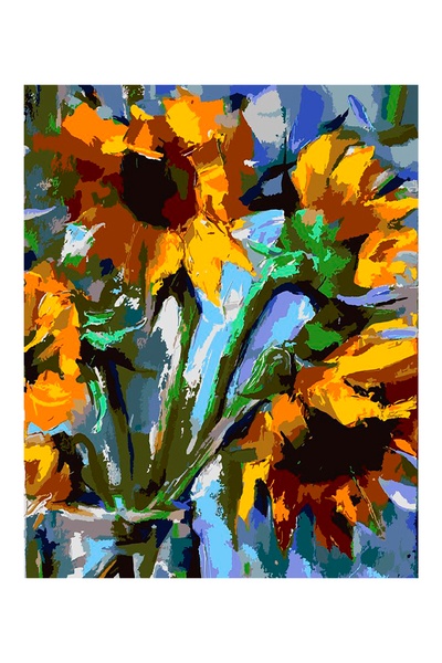 Набір, картина за номерами - "Букет соняшників" колір різнокольоровий ЦБ-00239774 SKT000959540 фото
