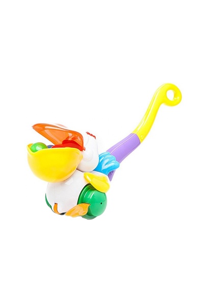 Іграшка-каталка "Пелікан-витівник" колір різнокольоровий 00-00185329 SKT000215386 фото