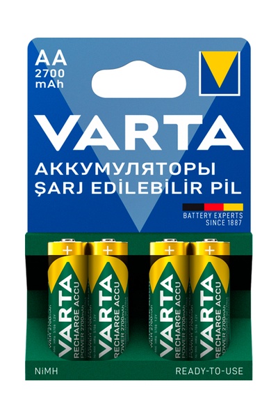 Аккумулятор VARTA 2400mAh 1.2V AA Ni-MH FSB4, Ціна за 1 шт колір різнокольоровий ЦБ-00238204 SKT000955711 фото