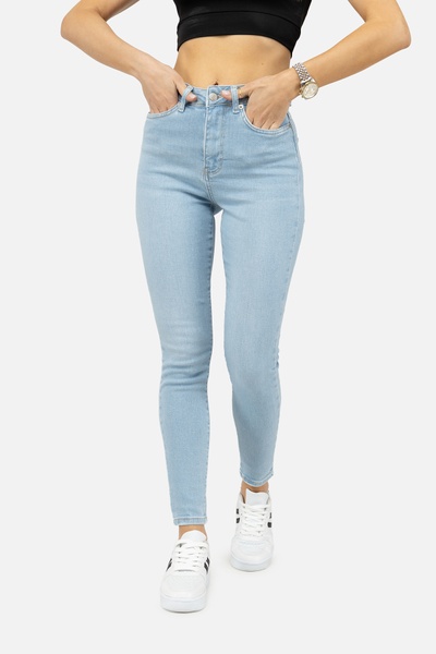 Жіночі джинси slim 50 колір блакитний ЦБ-00247197 SKT000989189 фото