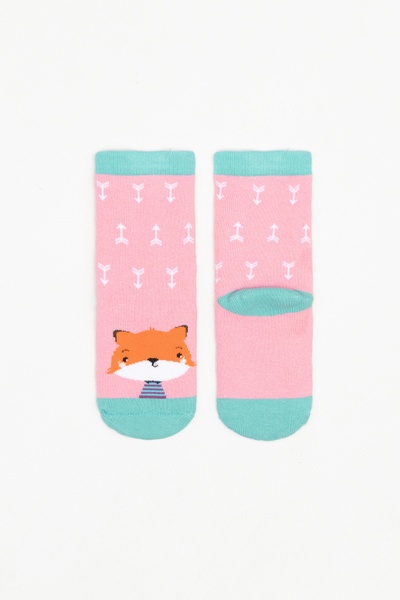 Шкарпетки для дівчинки 17-19 колір рожевий ЦБ-00234344 SKT000951705 фото