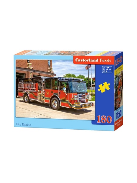 Пазлы "Пожарная машина", 180 элементов цвет разноцветный ЦБ-00218295 SKT000904250 фото