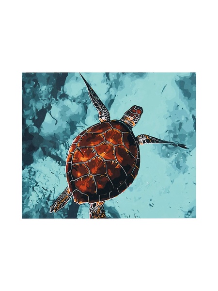 Картина по номерам "Черепаха", 40х30 см цвет разноцветный ЦБ-00217197 SKT000902220 фото
