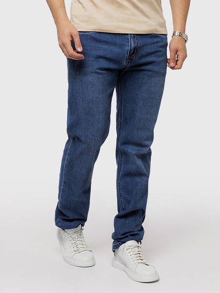 Чоловічі джинси регуляр 50 колір синій ЦБ-00220229 SKT000909177 фото