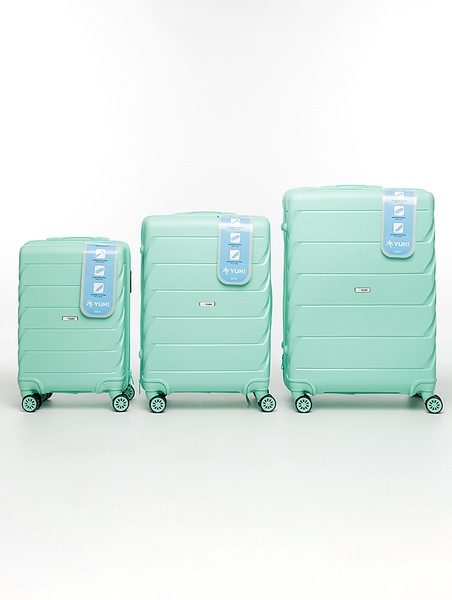 Жіноча валіза M колір м'ятний ЦБ-00230019 SKT000933658 фото