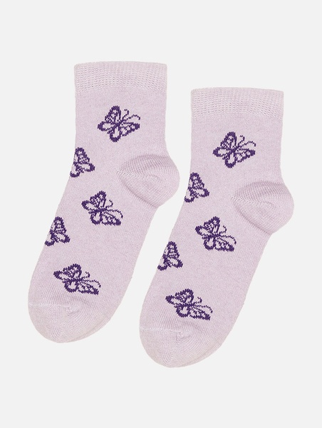 Шкарпетки для дівчинки 23-26 колір бузковий ЦБ-00228510 SKT000929538 фото