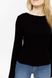 Жіноча футболка з довгим рукавом 42 колір чорний ЦБ-00206755 SKT000881514 фото 2