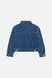 Джинсовая куртка для девочки. 122 цвет темно-синий ЦБ-00241840 SKT000962787 фото 3