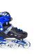 Детские раздвижные роликовые коньки Scale Sport Original 2 в 1 ролики + коньки цвет черно-синий ЦБ-00206838 SKT000881746 фото 7