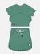 Костюм з шортами для дівчинки 176 колір оливковий ЦБ-00214165 SKT000895833 фото 1