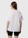 Жіноча футболка оверсайз 46 колір білий ЦБ-00218099 SKT000903907 фото 3