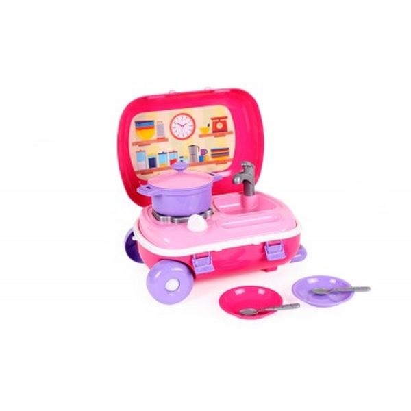 Іграшка "Кухня з набором посуду" колір різнокольоровий ЦБ-00120397 SKT000453141 фото
