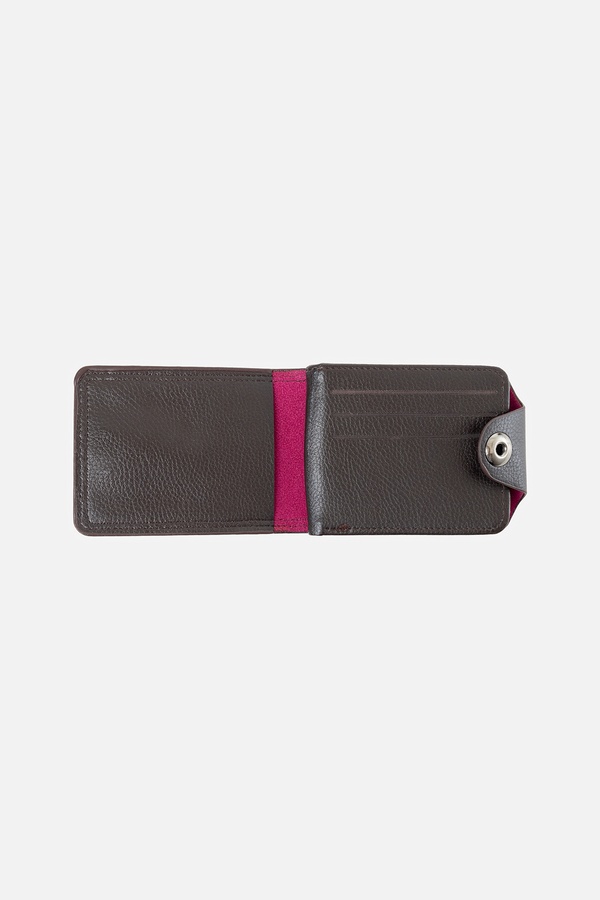 Чоловічий гаманець колір темно-коричневий ЦБ-00242298 SKT000964175 фото