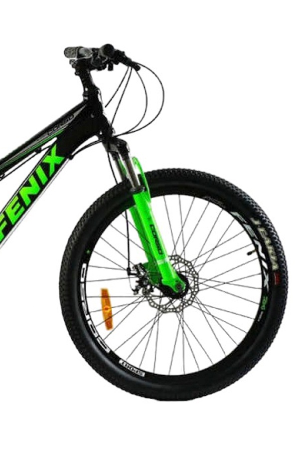 Велосипед Спортивный Corso 24". "FENIX" цвет черно-салатовый ЦБ-00246114 SKT000983451 фото