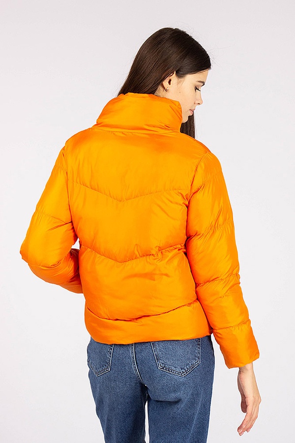 Куртка женская короткая 44 цвет оранжевый ЦБ-00168993 SKT000566704 фото