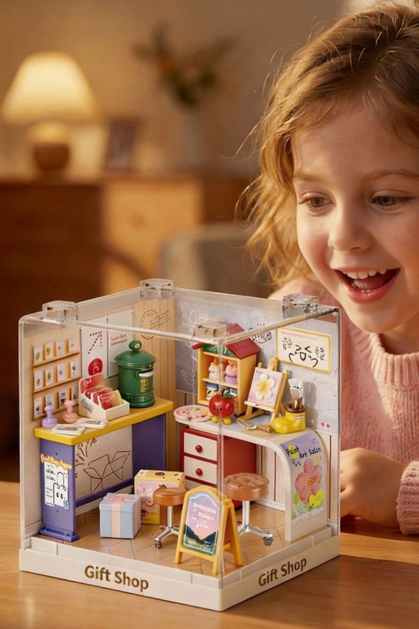 Конструктор-румбокс MINI HOUSE серії &laquo;Інтер'єр Міні&raquo; &ndash; КРАМНИЦЯ ПОДАРУНКІВ MINI HOUSE 8037 ЦБ-00296716 фото