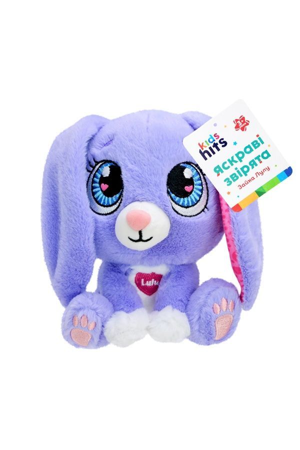 Мягкая игрушка KidsHits Brightmals Зайка Lulu Kids Hits KH62/001 ЦБ-00285902 фото