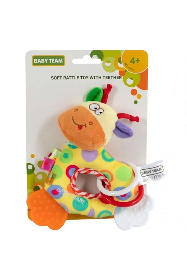 Игрушка-погремушка из текстиля BABY TEAM 8515 ЦБ-00261778 фото