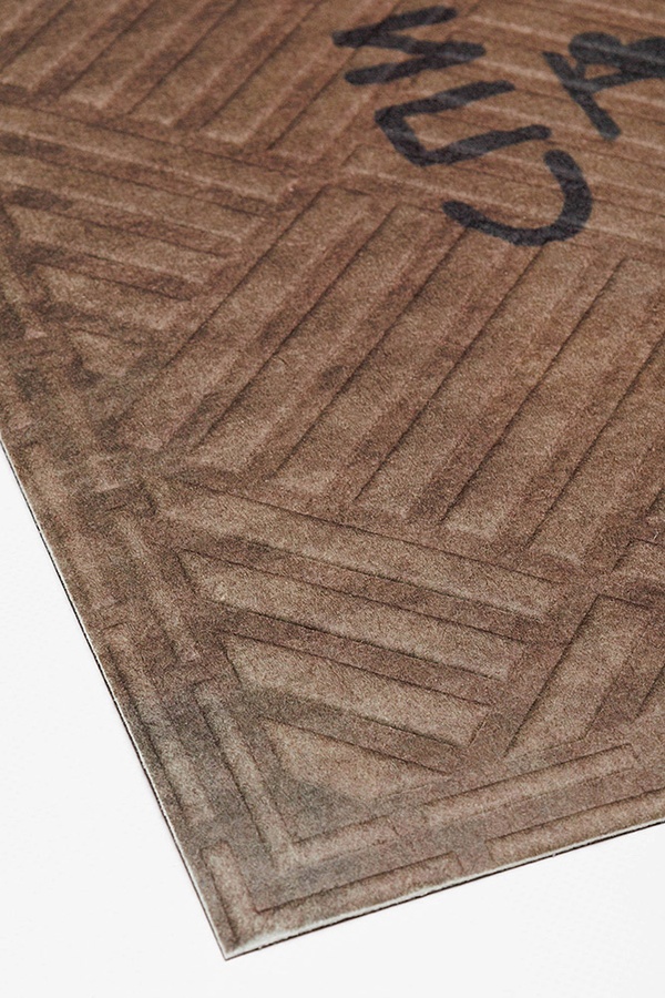 Придверний килимок з дизайном "Спи, працюй, їж, донать" колір різнокольоровий ЦБ-00203599 SKT000874324 фото