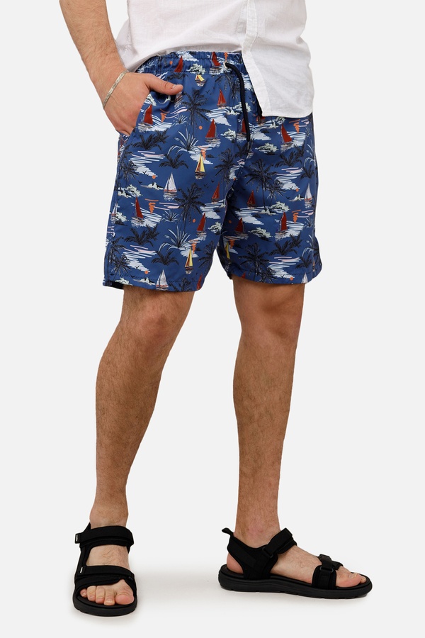Мужские пляжные шорты 44 цвет темно-синий ЦБ-00250597 SKT000993703 фото
