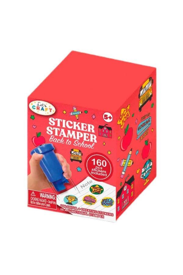 Штамп Let's craft Back to school з наліпками SSP001 ЦБ-00276032 фото