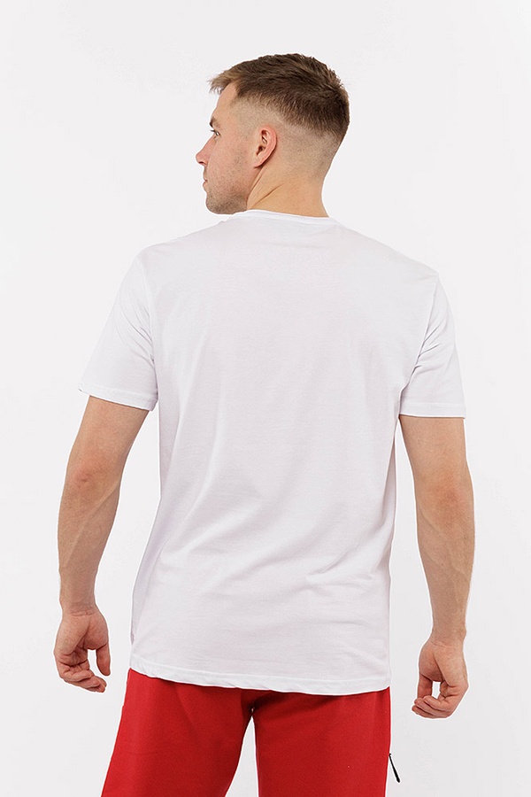 Чоловіча футболка 46 колір білий ЦБ-00190981 SKT000844376 фото