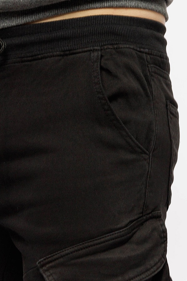 Чоловічі джогери 46 колір чорний ЦБ-00203949 SKT000875097 фото