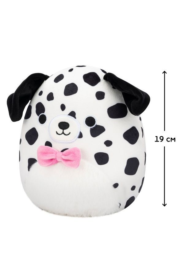 Мягкая игрушка SQUISHMALLOWS - ДАЛМАТИНЕЦ ДАСТИН SQUISHMALLOWS SQCR07942 ЦБ-00283062 фото