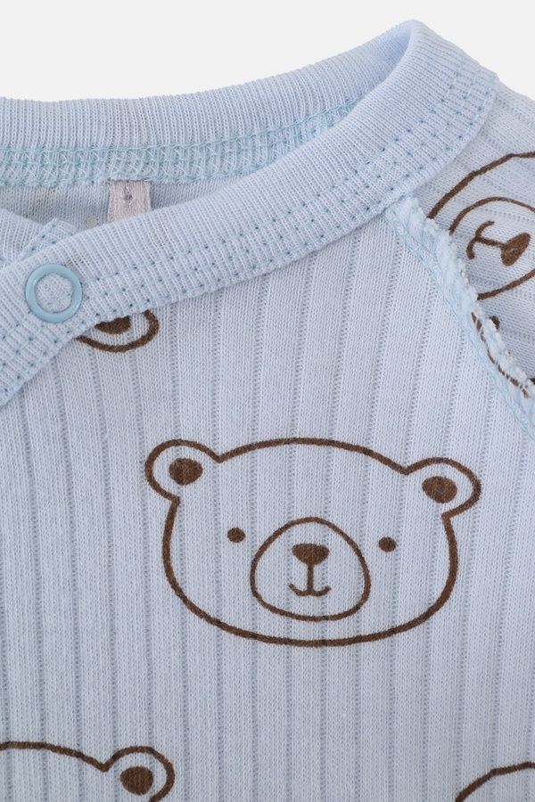 Боди ясли для мальчика цвет голубой 74 ЦБ-00294191 фото