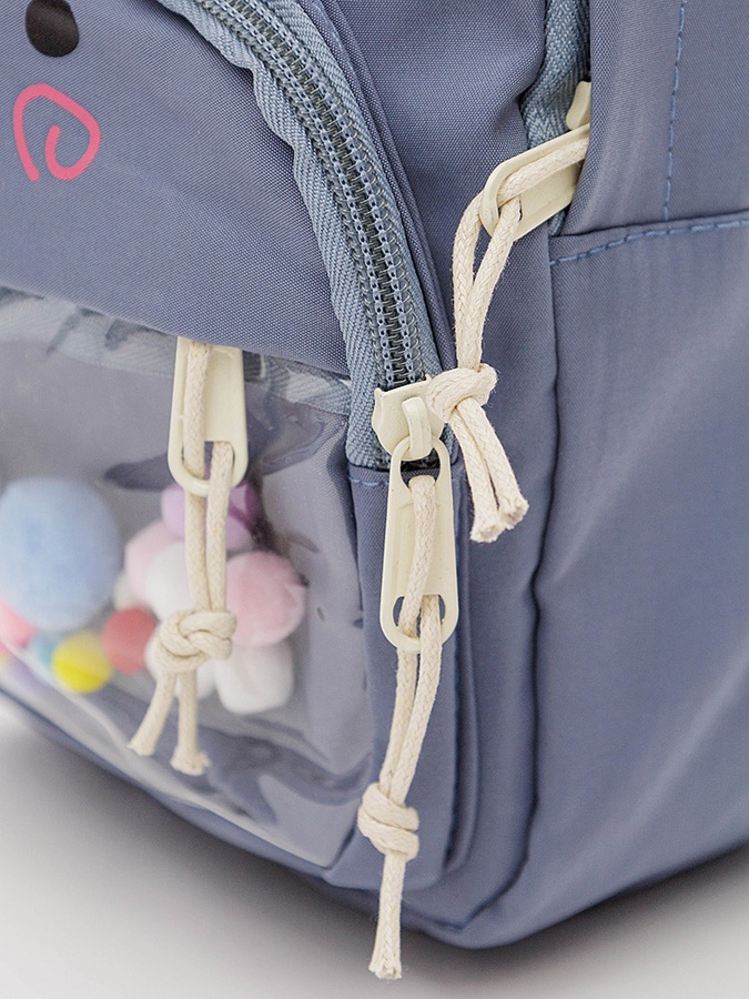 Рюкзак "Зайченя" для дівчинки колір сіро-блакитний ЦБ-00212057 SKT000891191 фото