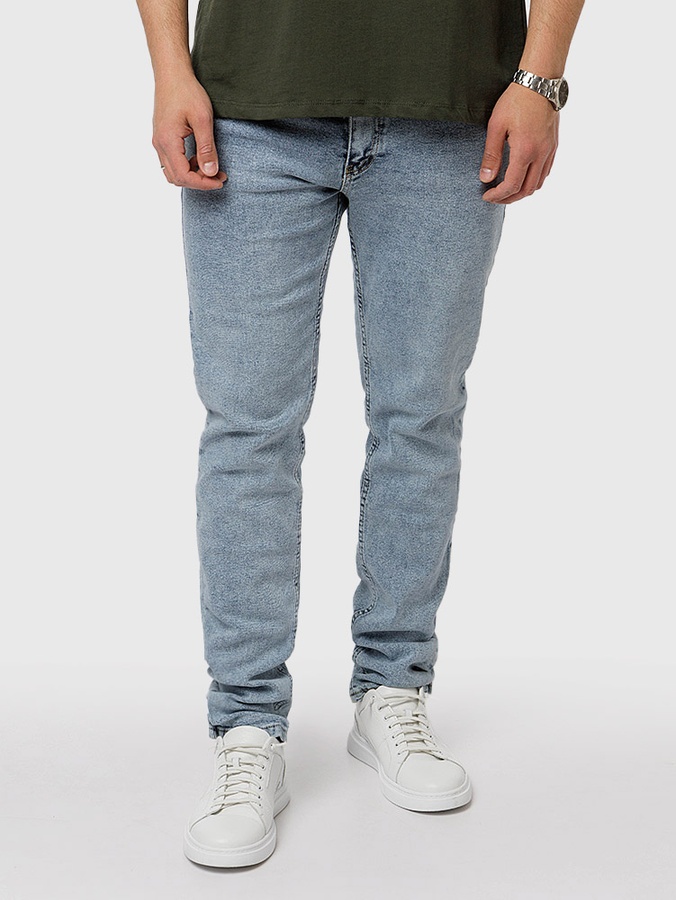 Чоловічі джинси слім 42 колір блакитний ЦБ-00219091 SKT000906275 фото