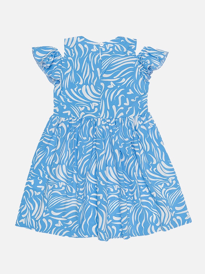 Платье для девочки 116 цвет голубой ЦБ-00221436 SKT000912360 фото