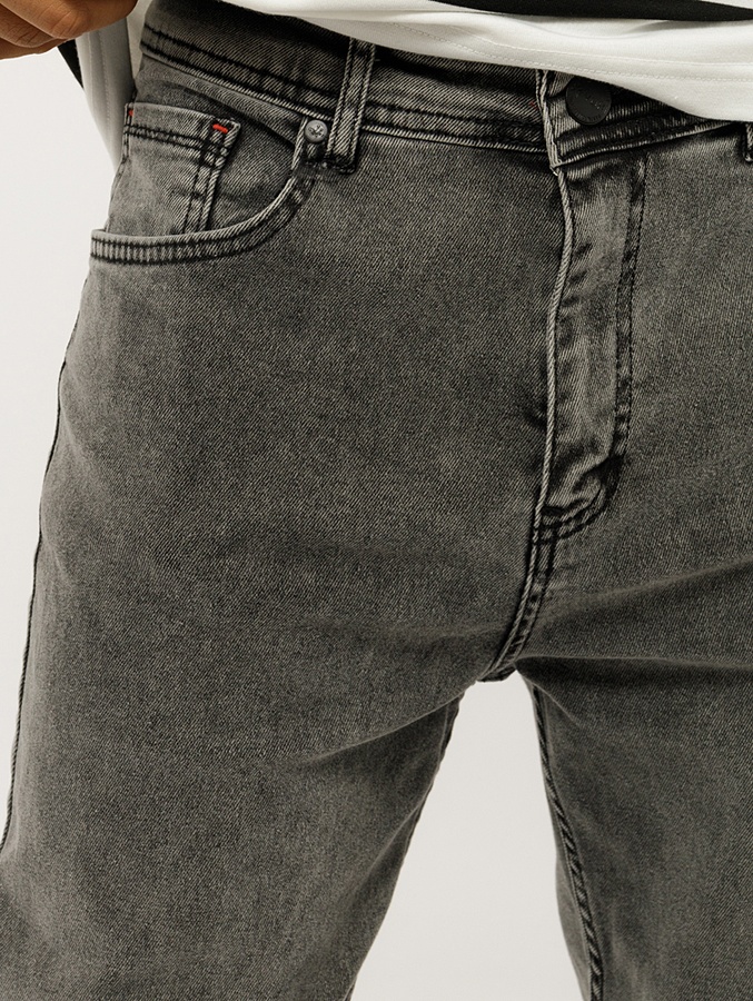 Чоловічі джинси 44 колір темно-сірий ЦБ-00183820 SKT000608241 фото