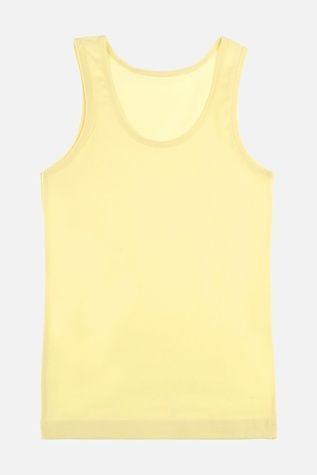 Майка с широкими бретелями для девочки цвет желтый 92 ЦБ-00257760 фото
