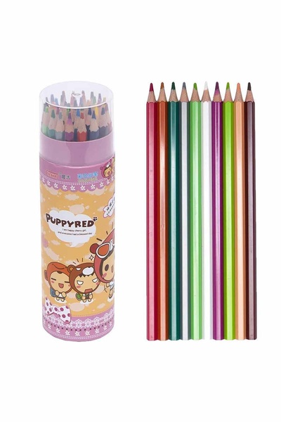 Набір олівців у тубусі, 36 кольорів колір різнокольоровий ЦБ-00198509 SKT000863977 фото