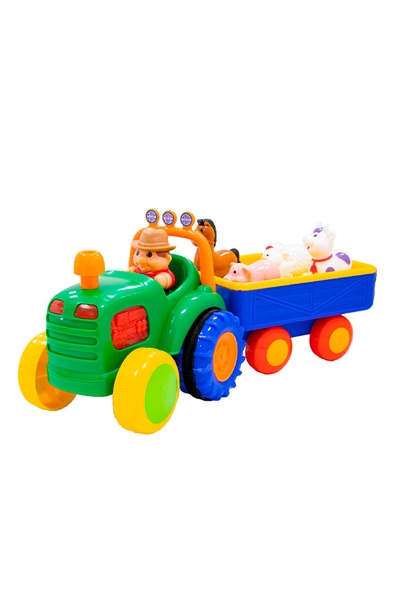 Ігровий набір Kiddi Smart – Трактор з трейлером колір різнокольоровий ЦБ-00238685 SKT000957208 фото