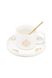 Чашка с блюдцем и ложкой "Tea time" цвет белый ЦБ-00235226 SKT000945629 фото 1