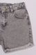 Джинсові шорти для дівчинки 140 колір сірий ЦБ-00189937 SKT000841181 фото 3