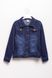 Куртка джинсова коротка на дівчинку 152 колір темно-синій ЦБ-00114291 SKT000509411 фото 1