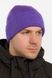 Мужская шапка 58-60 цвет фиолетовый ЦБ-00209577 SKT000886939 фото 1