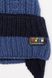 Комплект шапка-шарф на хлопчика 42-44 колір синій ЦБ-00201714 SKT000871164 фото 2